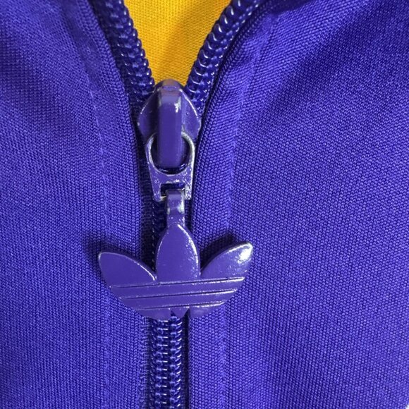 Adidas Lakers Track Jacket Small Purple Gold Full Zip Vintage Style - Picture 5 of 10